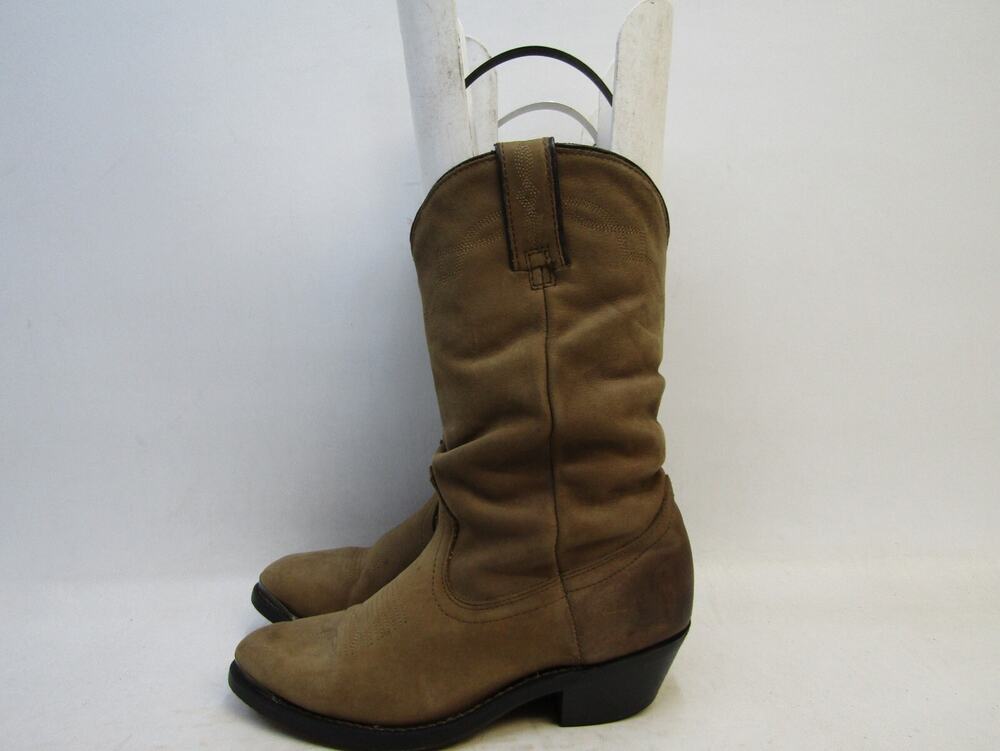 Shyanne Womens Size 7 M Brown Leather Slouch Cowboy Western Boots